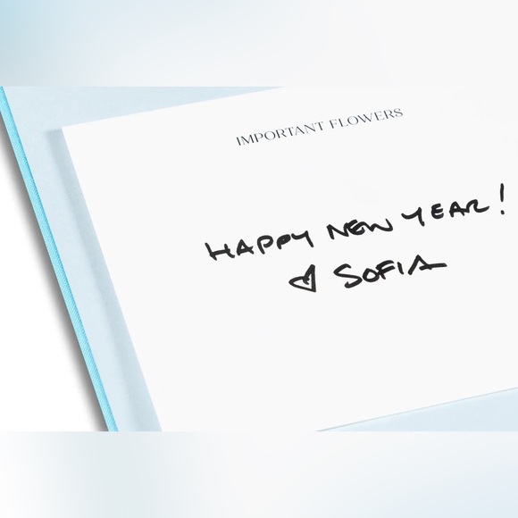 New Sofia Coppola Important Flowers 2026 Monthly Weekly Planner w/signature card - Picture 8 of 12